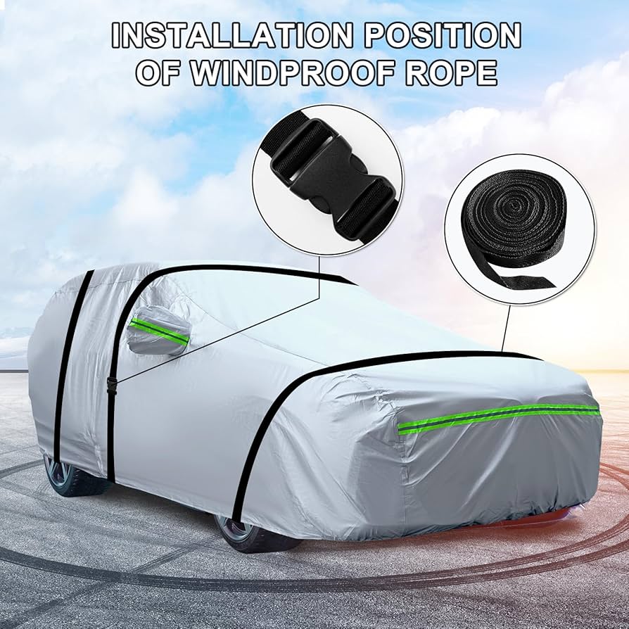 Amazon.com: QUYDDC Full Car Cover Universal 6 Layers Outdoor